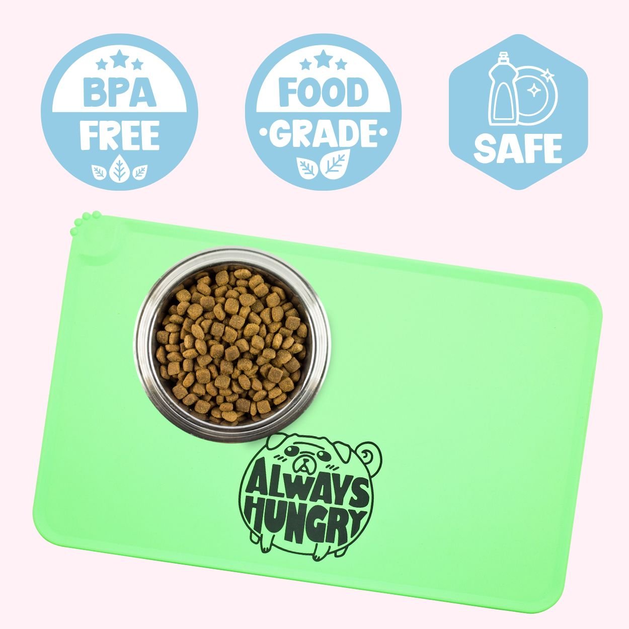 "Always Hungry" Dog Feeding Mat Benefits - Doggy Style Pet Accessories