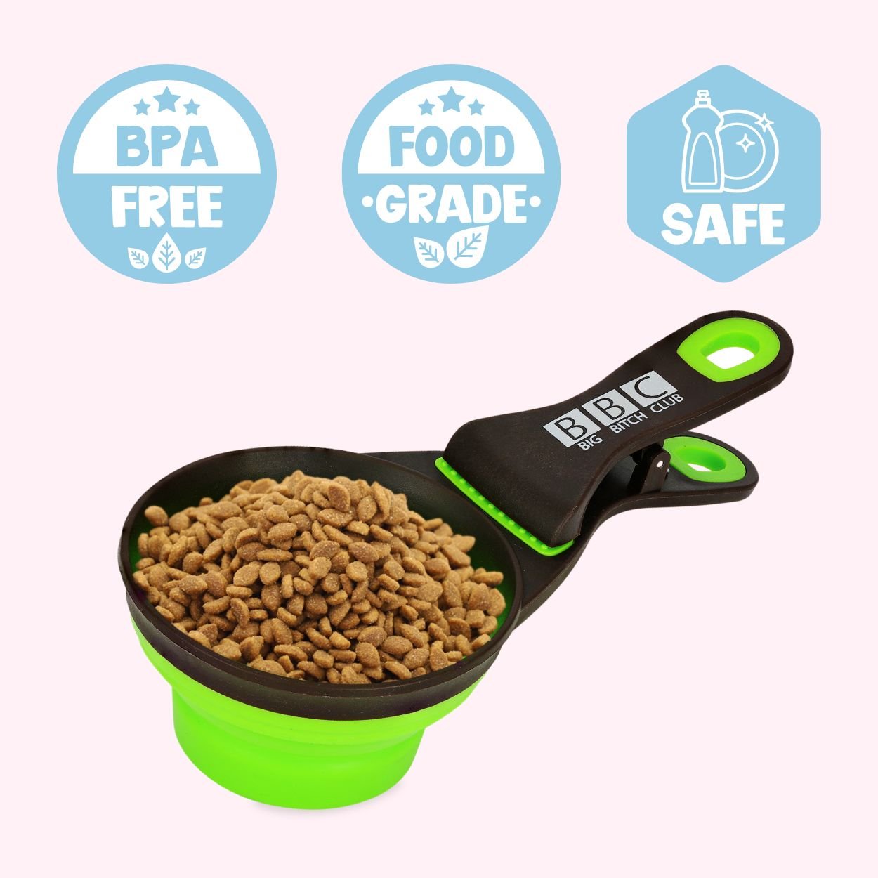 Collapsible Dog Food Scoop - 
