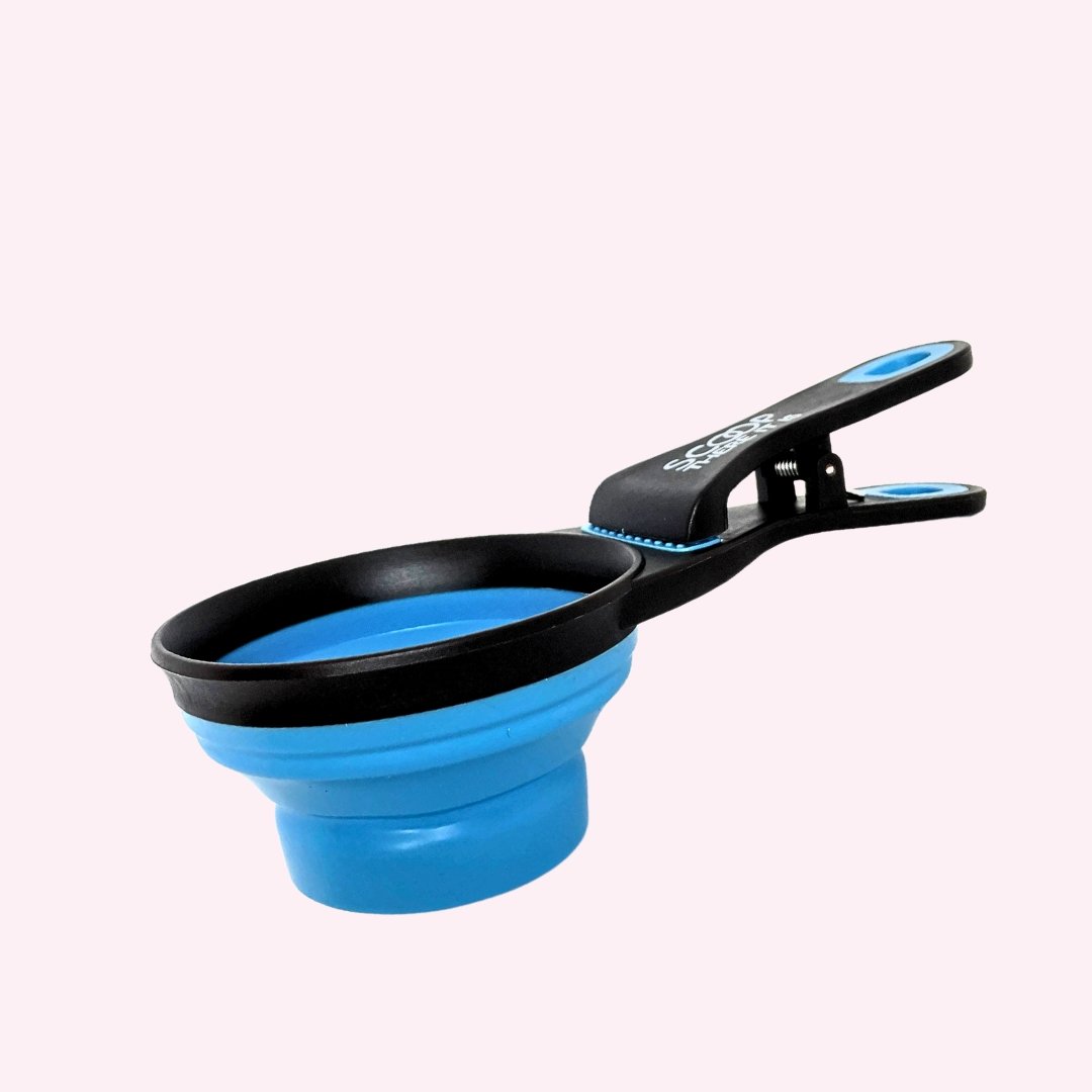 Collapsible Dog Food Scoop Side Shot - "Scoop There It Is!" - Doggy Style Pet Products