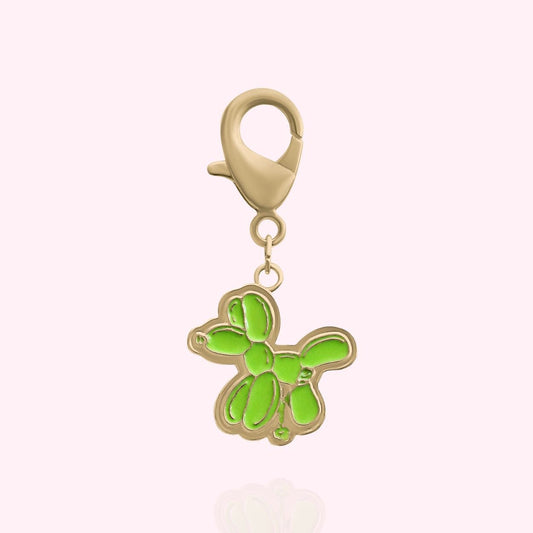 Balloon Dog Collar Charm - Gold - Doggy Style Pet Products