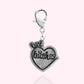 "Best Bitches" Dog Collar Charm - Silver - Doggy Style Pet Products