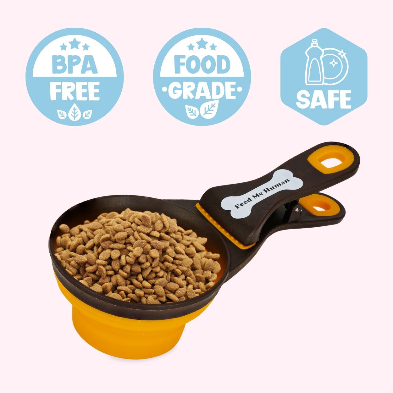 Collapsible Dog Food Scoop - 