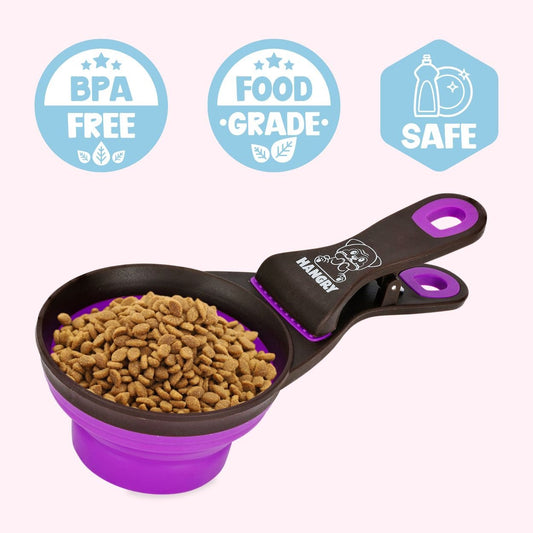 Silicone Collapsible Food Scooper - Doggy Style Pet Products