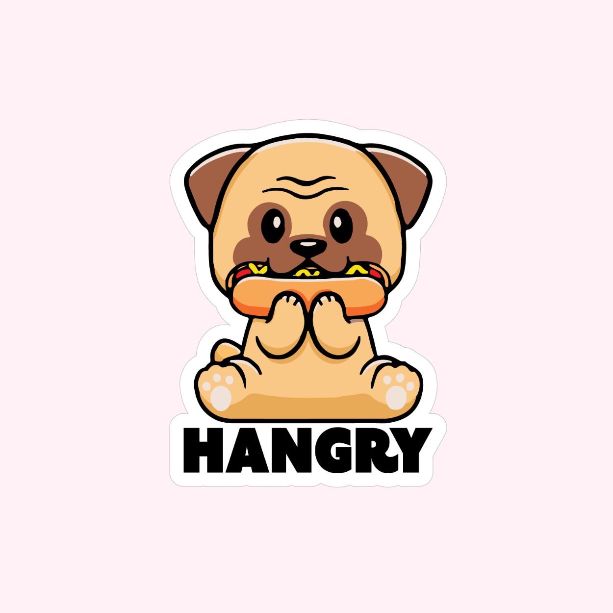 Hangry Sticker - Doggy Style Pet Products