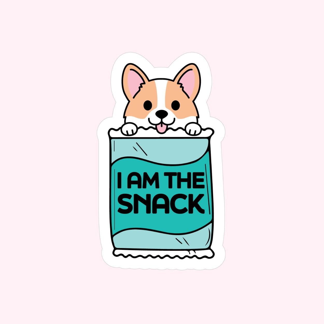 I Am The Snack Sticker - Doggy Style Pet Products