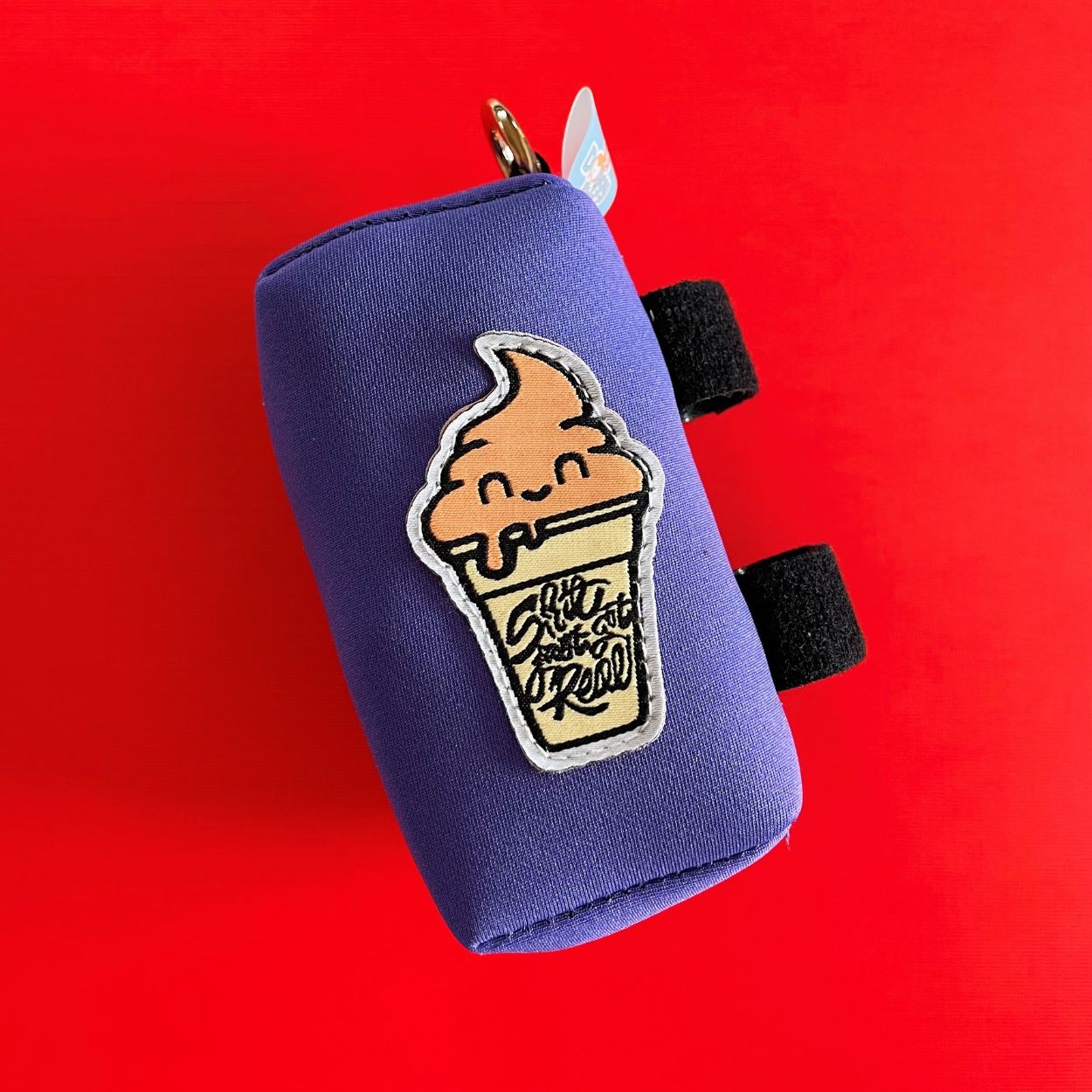 Poop Bag Dispenser - "Shit Just Got Real" Red Background - Doggy Style Pet Products